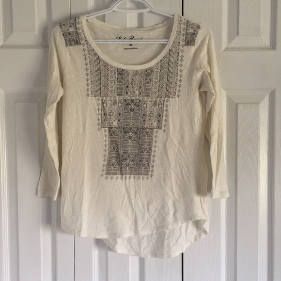 Lucky Brand 3/4 Sleeve T-Shirt - Picture 4 of 7